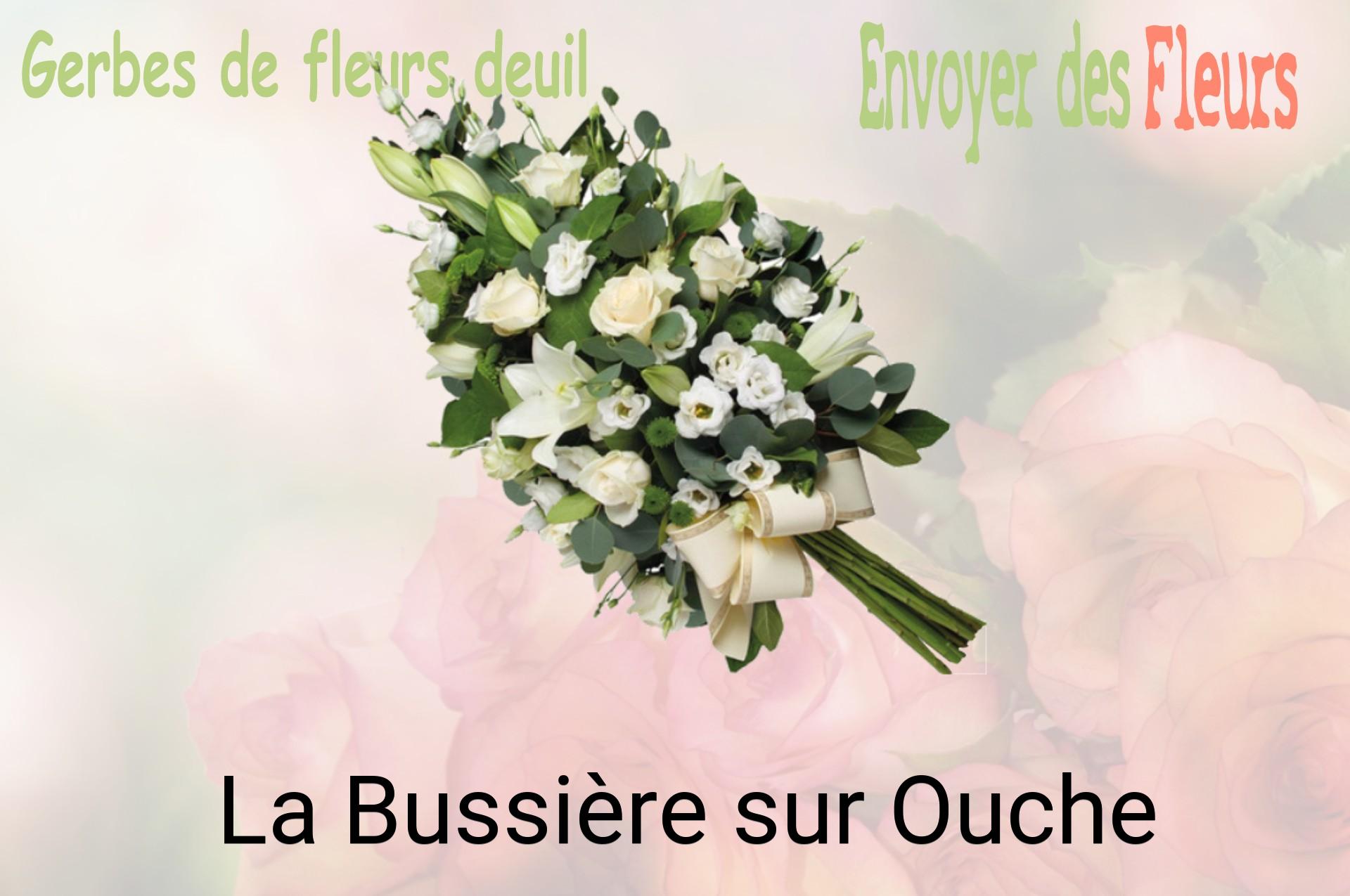 Gerbe de fleurs de deuil livrée à La Bussière-sur-Ouche
